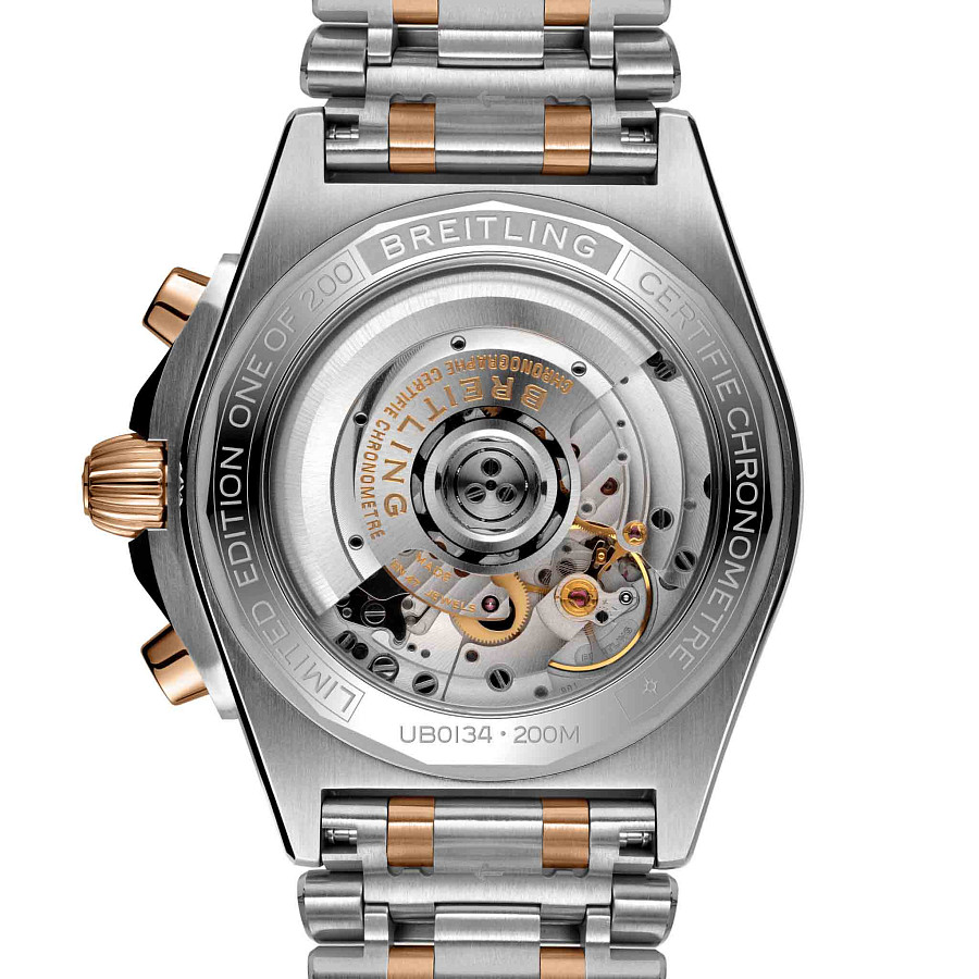 Часы Breitling Chronomat B01 42 UB01341A1B1U1 — механические, сталь металл золото