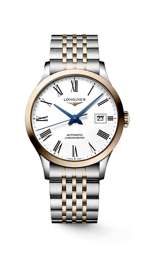 Часы Longines Record Collection L2.821.5.11.7 — механические, золото металл сталь