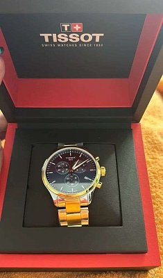 Фото покупателя: Швейцарские наручные часы Tissot Chrono XL Classic T116.617.22.041.00 с хронографом