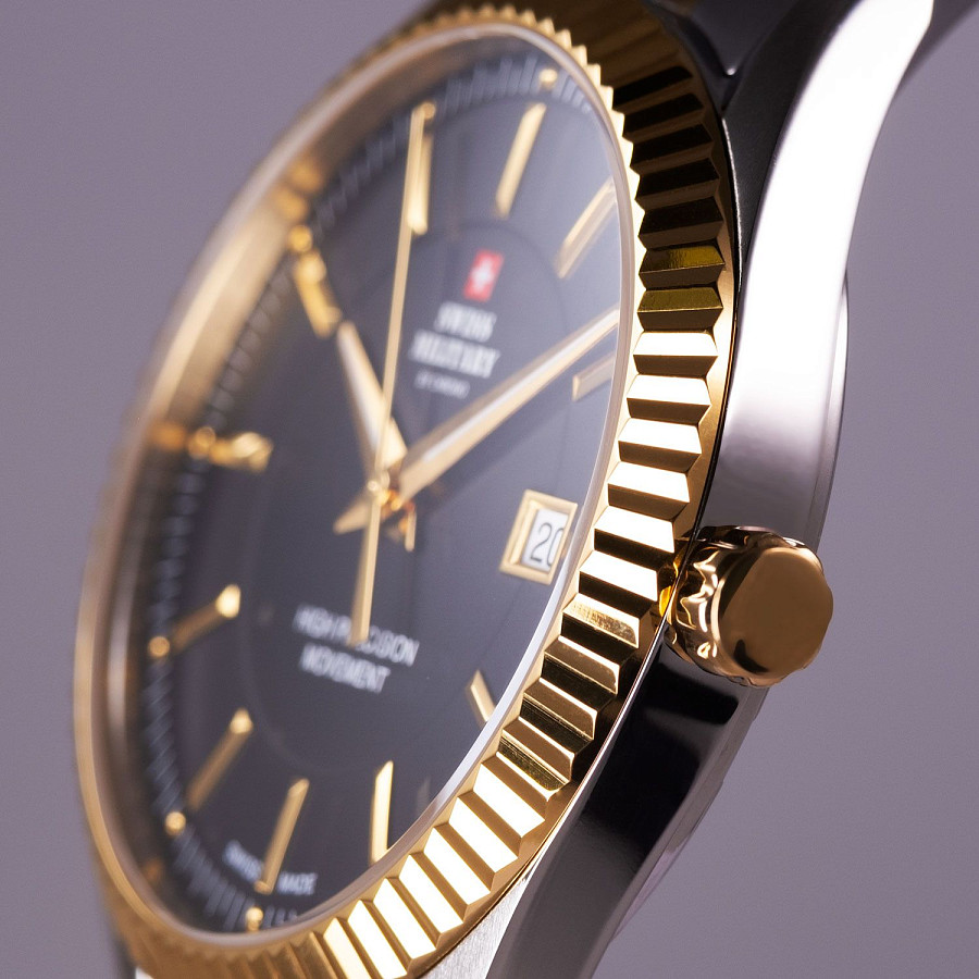 Часы Swiss Military by Chrono Сверхточные SM34065.04 — сталь c pvd покрытием, мужские