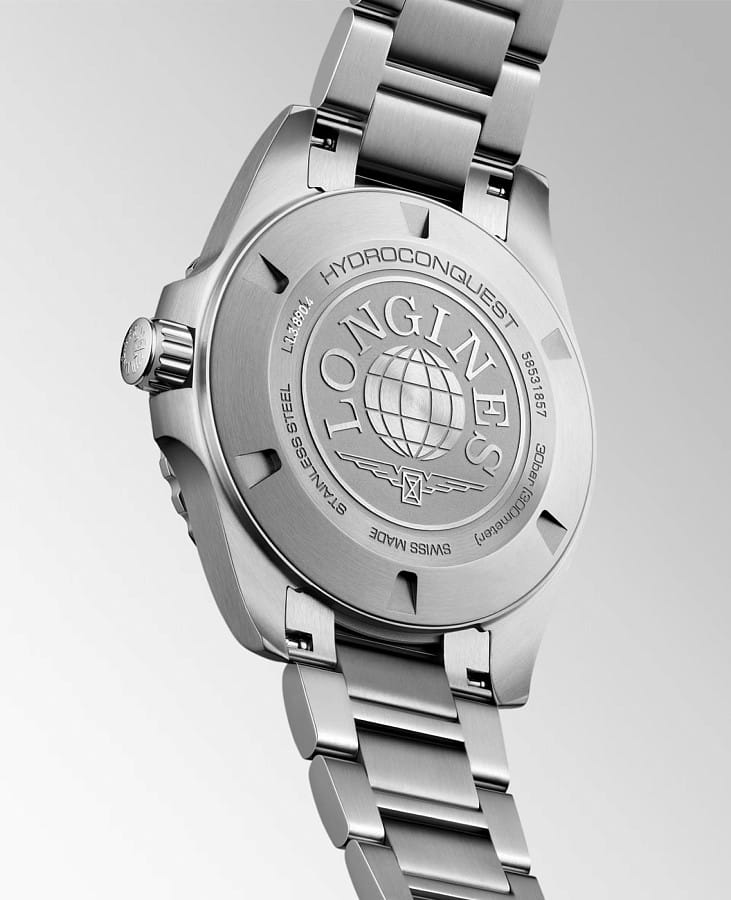 Часы Longines HydroConquest L3.769.4.56.6 — кварцевые, металл сталь
