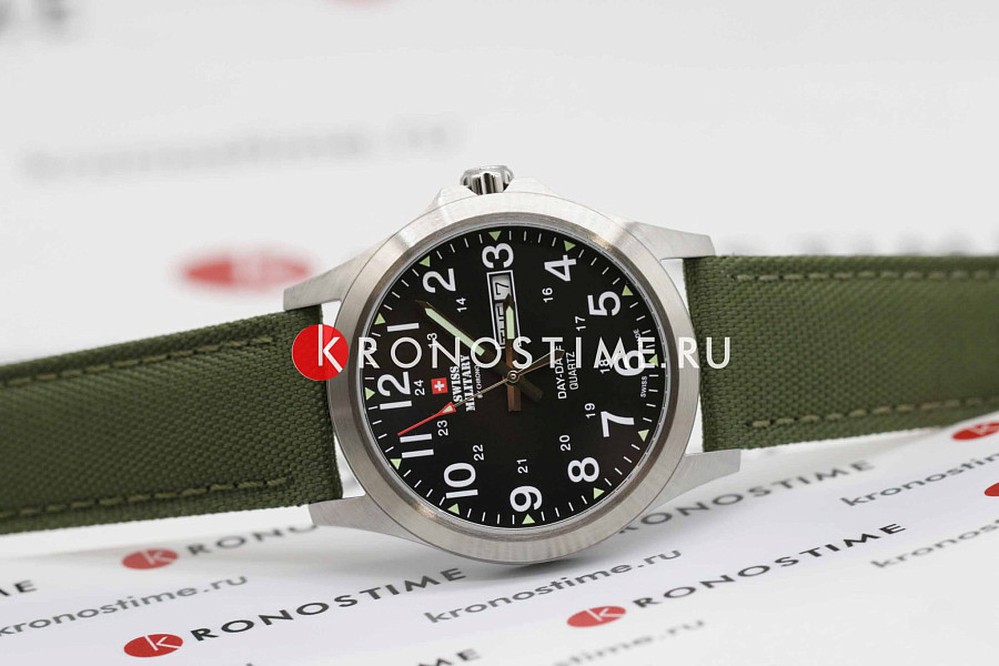 Часы Swiss Military by Chrono Day Date SMP36040.05 — кварцевые, сталь металл