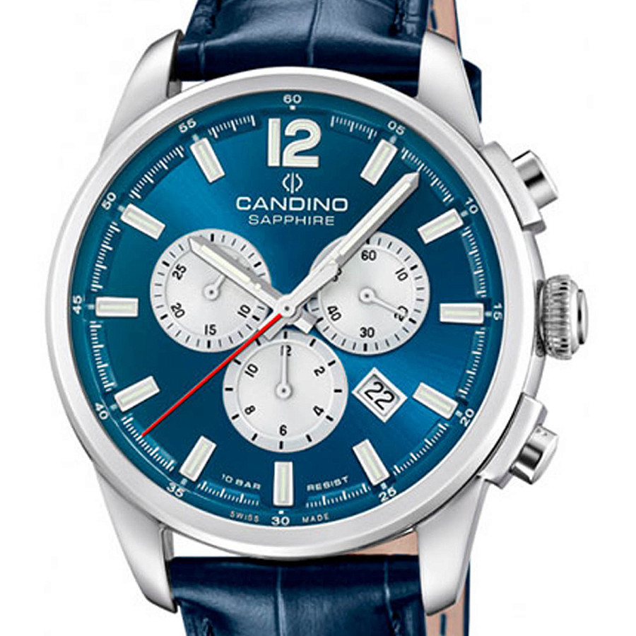 Часы Candino Chronograph C4745/5 — кварцевые, сталь металл