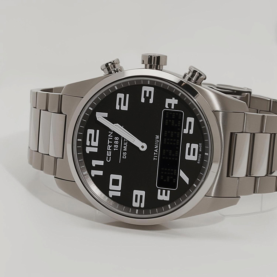 Часы Certina DS Multi C020.419.44.082.01 — мужские, серебристый