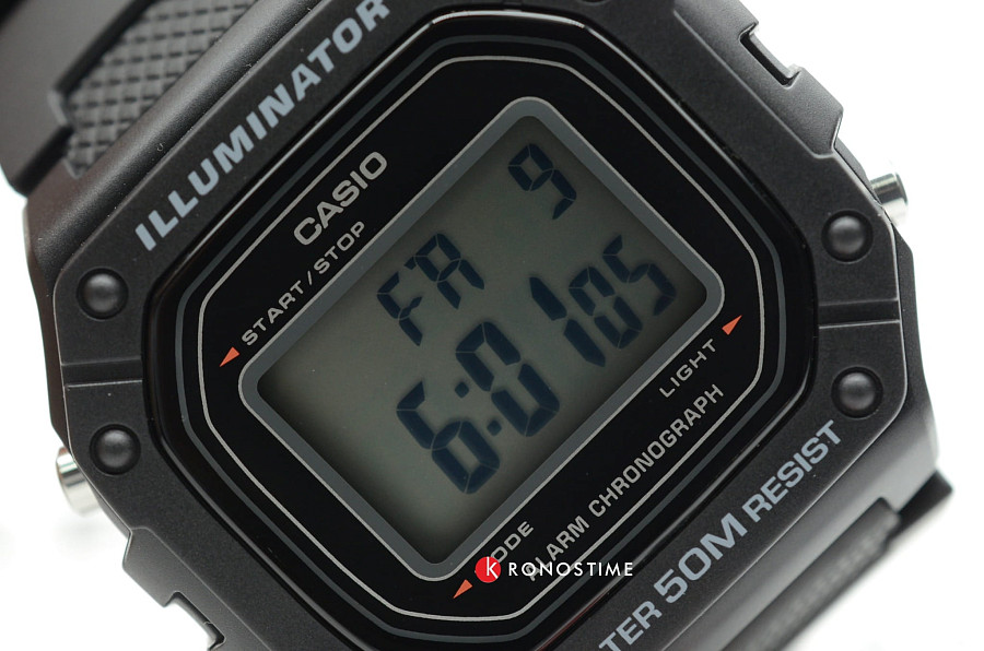 Часы Casio Collection W-218H-1AVDF (W-218H-1A) — Япония, кварцевые