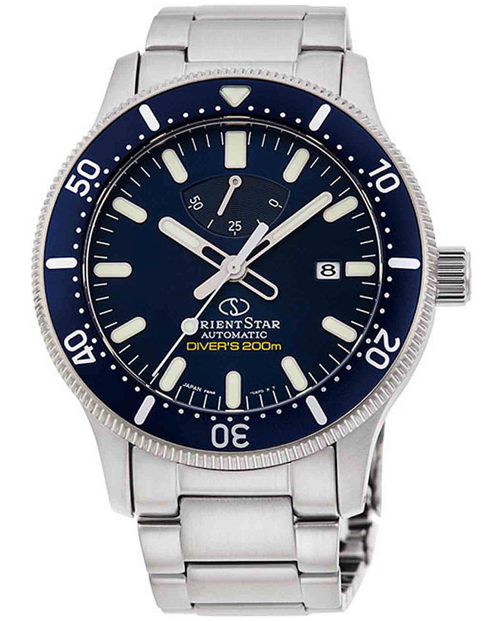Часы Orient Star RE-AU0302L (RK-AU0302L) — мужские, синий