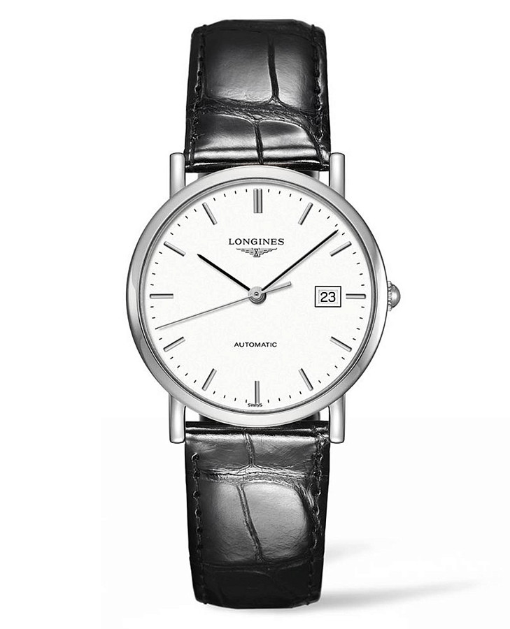 Часы Longines Elegant Collection L4.809.4.12.2 — мужские, белый