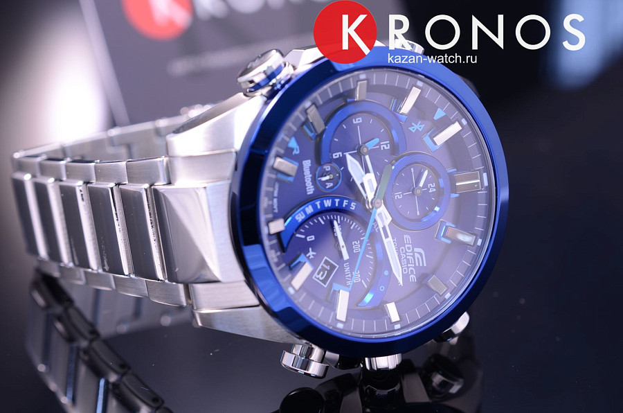 Часы Casio Edifice EQB-500DB-2A — металл сталь, Япония