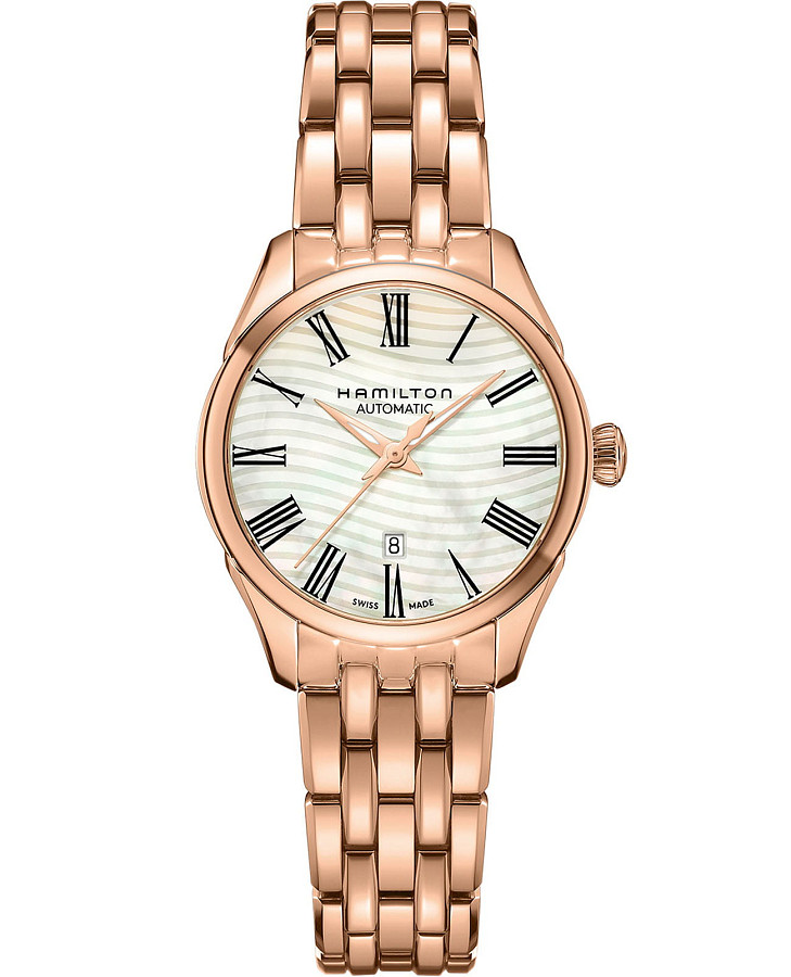 Часы Hamilton Jazzmaster Lady Auto H42245191 — женские, перламутровый
