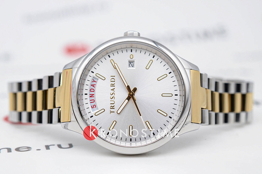 Часы Trussardi T-Vision R2453170502 — кварцевые, металл сталь