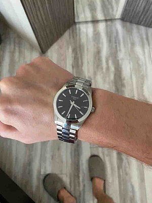 Фото покупателя: Швейцарские механические наручные часы Tissot Gentleman Powermatic 80 Silicium T127.407.11.051.00