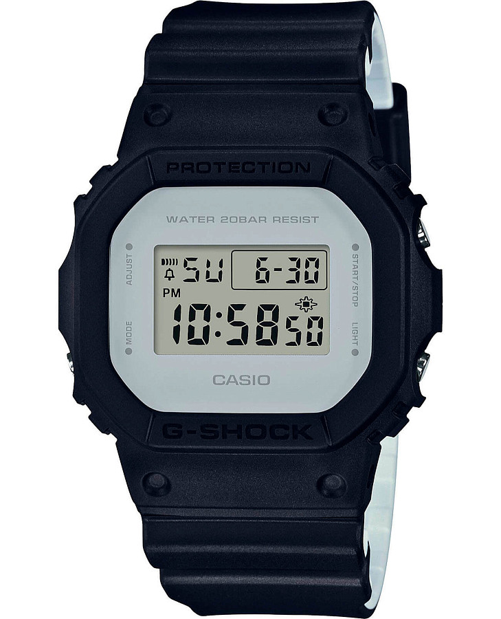 Часы Casio G-Shock DW-5600LCU-1 — мужские, серый