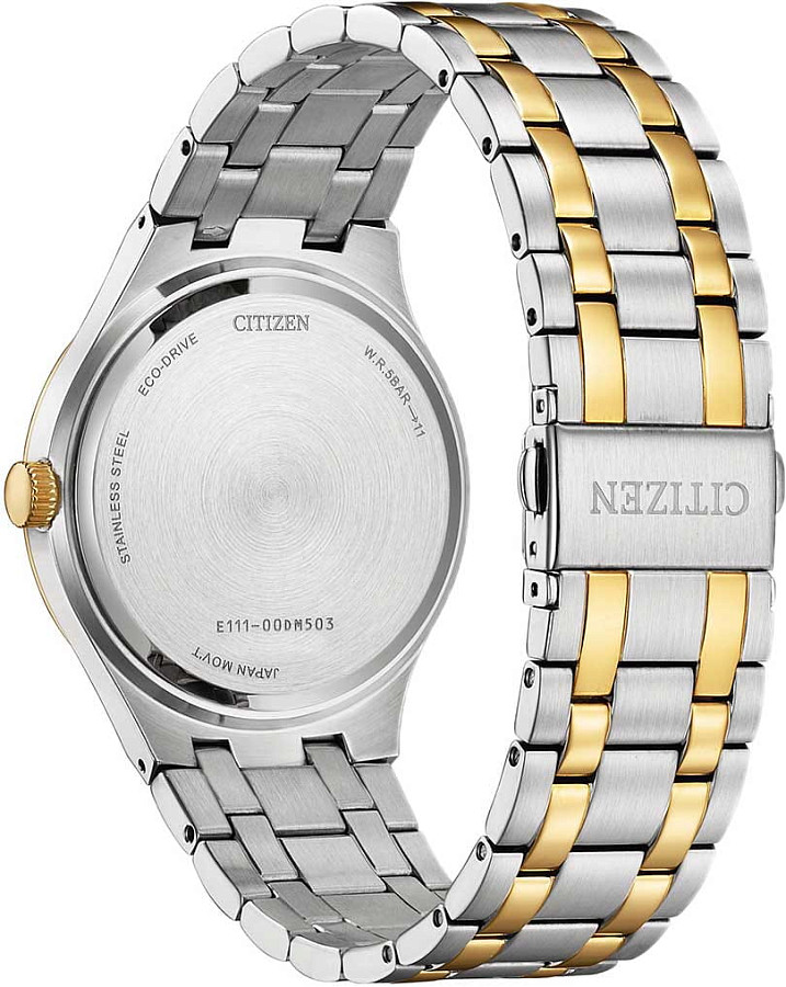 Часы Citizen Eco-Drive Axiom BM7656-51L — нержавеющая сталь с pvd-покрытием, мужские