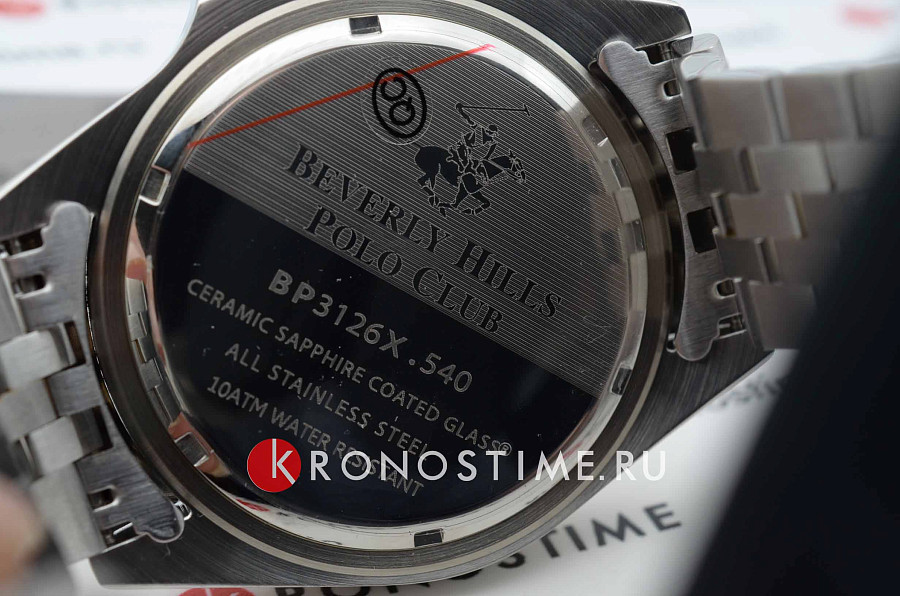 Часы Beverly Hills Polo Club BP3126X.540 — сталь с ip покрытием, мужские