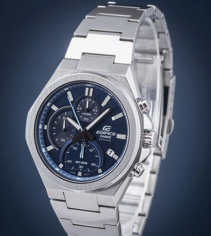 Часы Casio Edifice EFB-700D-2A — мужские, серебристый