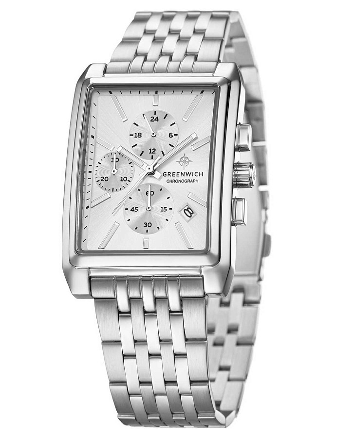 Часы Greenwich Galeon Chrono GW 553.10.13 — кварцевые, сталь металл