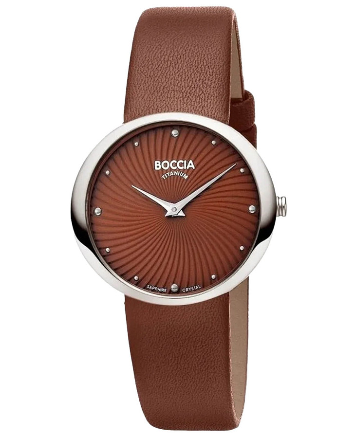 Часы Boccia Titanium 3364-05 — женские, коричневый