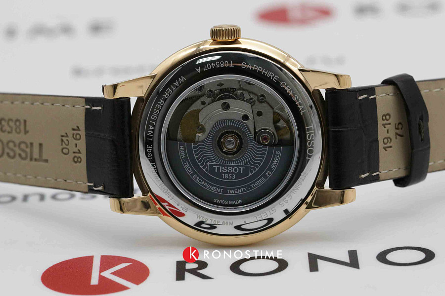 Часы Tissot Carson Powermatic 80 T085.407.36.013.00 — механические, Швейцария, мужские