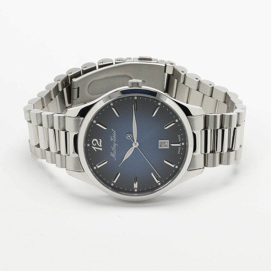 Часы Mathey-Tissot Urban H411MABU — кварцевые, сталь металл