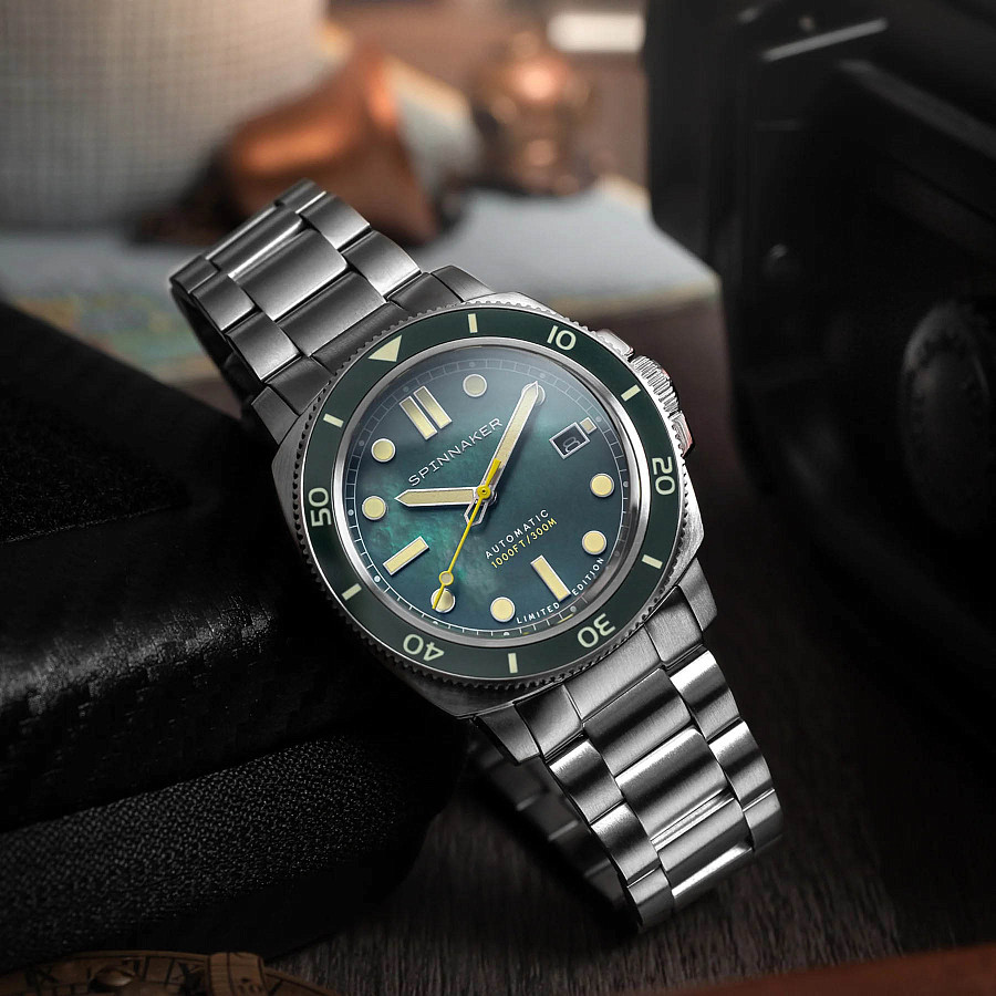Часы Spinnaker Hull Pearl Diver Automatic Limited Edition SP-5106-33 — нержавеющая сталь, мужские