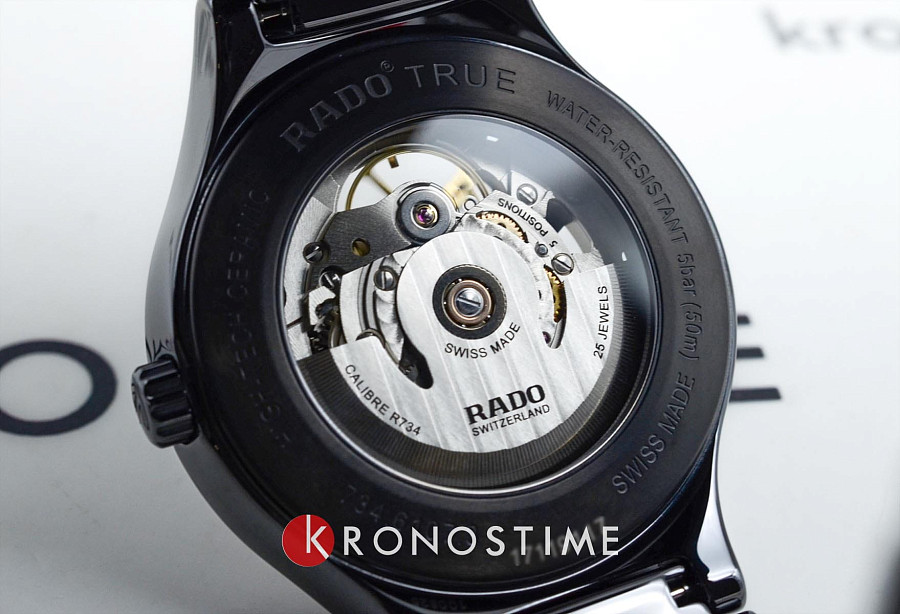 Часы Rado True Automatic Open Heart R27100162 — мужские, керамика