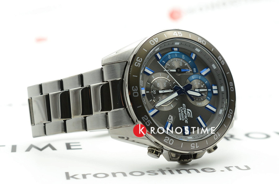 Часы Casio Edifice EFV-550GY-8A — кварцевые, металл сталь