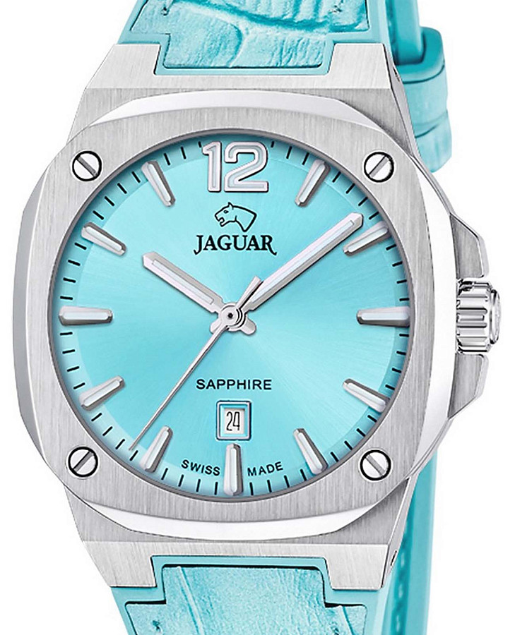 Часы Jaguar Rond Carre J1032/2 — кварцевые, металл сталь