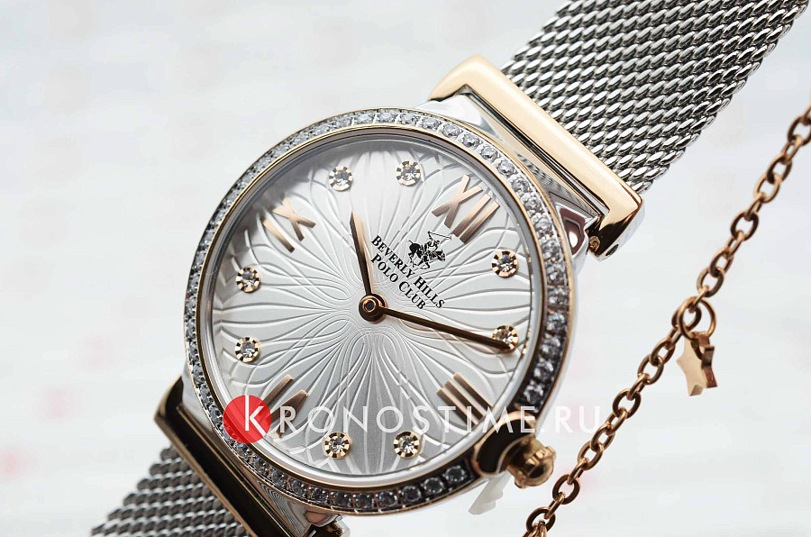 Часы Beverly Hills Polo Club BP3363C.530 — кварцевые, металл сталь