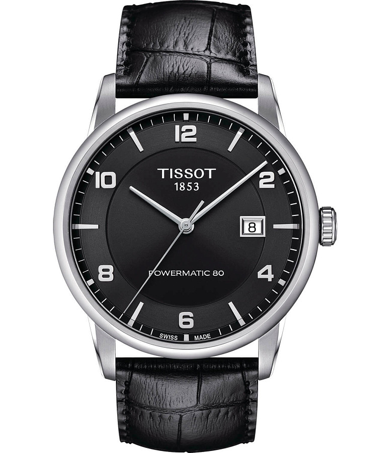 Часы Tissot Luxury Powermatic 80 T086.407.16.057.00 — мужские, черный