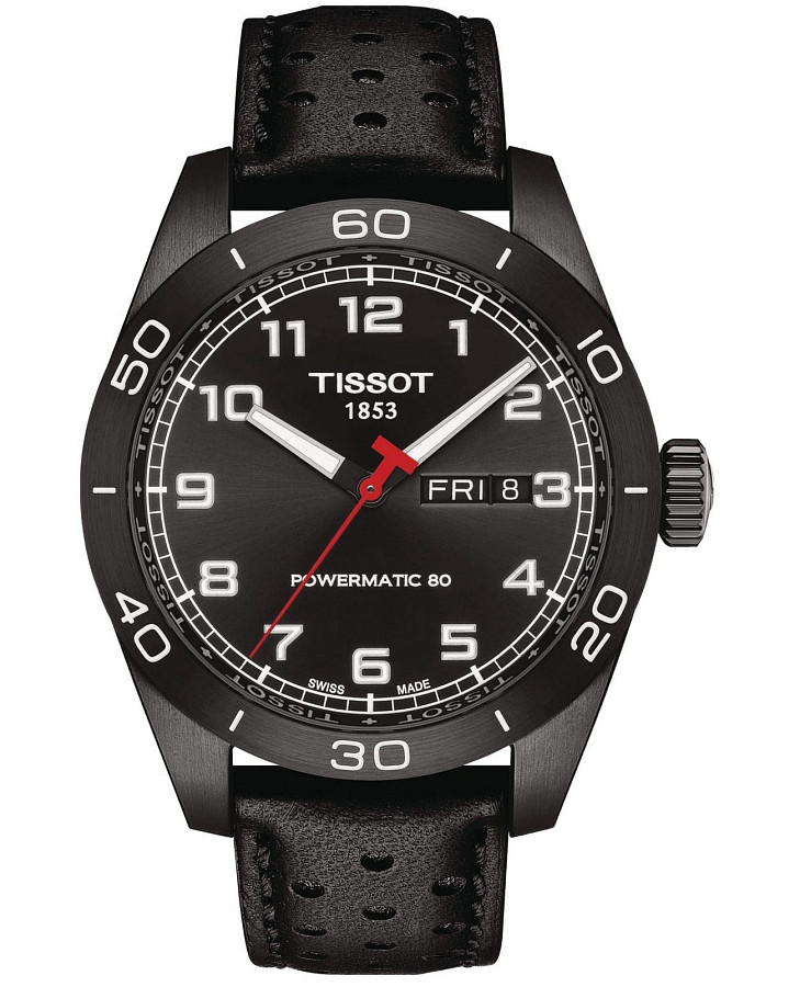 Часы Tissot PRS 516 Powermatic 80 T131.430.36.052.00 — мужские, черный