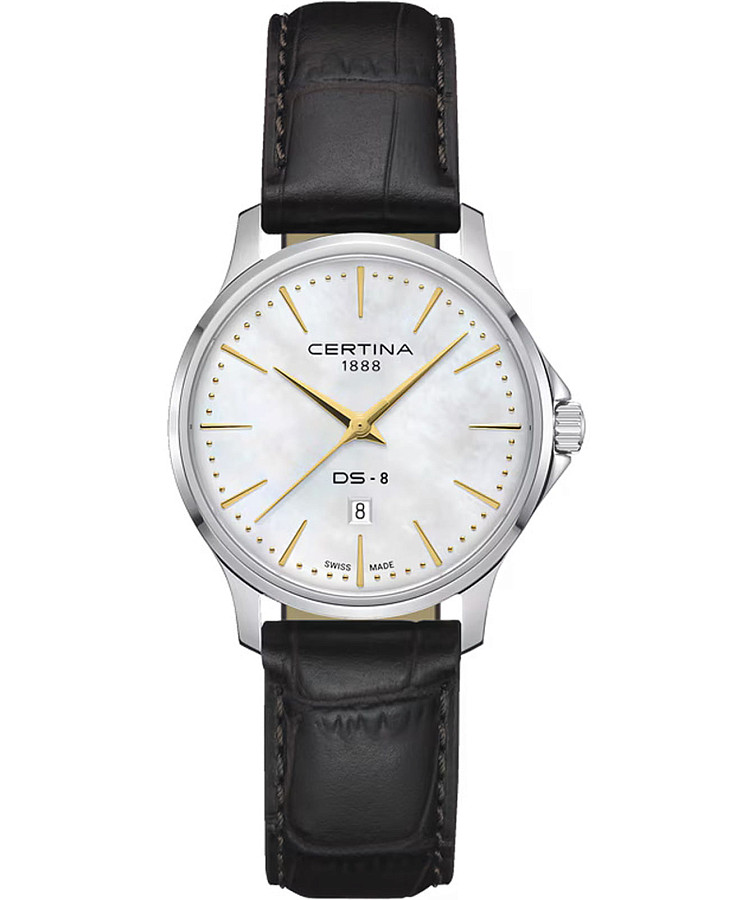 Часы Certina DS-8 Lady 31mm C045.010.16.111.00 — женские, перламутровый