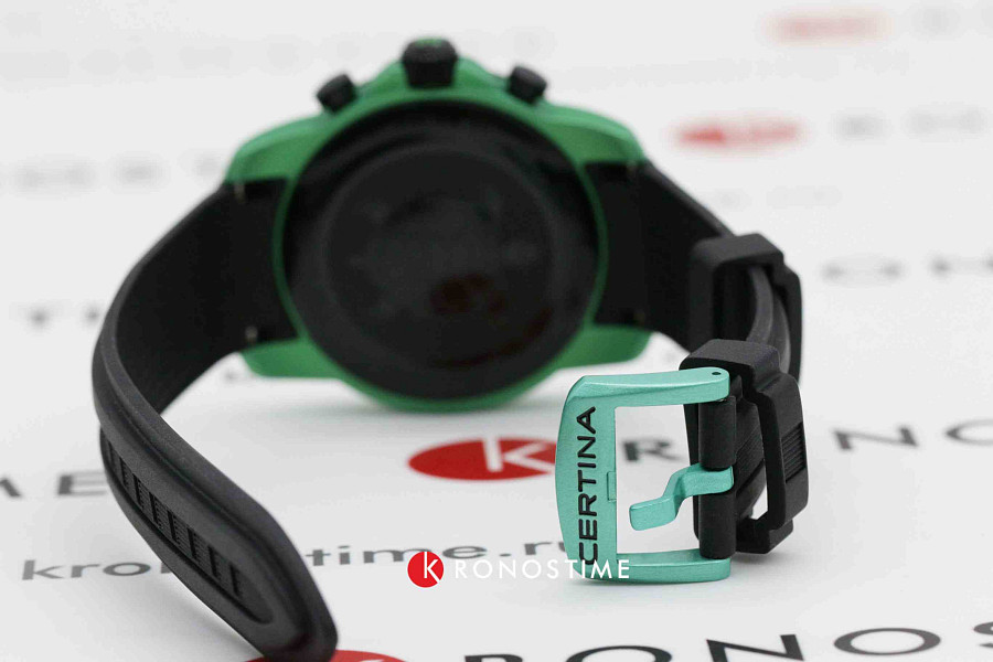 Часы Certina DS Podium Chronograph GMT Aluminium C001.639.97.057.03 — черный, алюминий металл