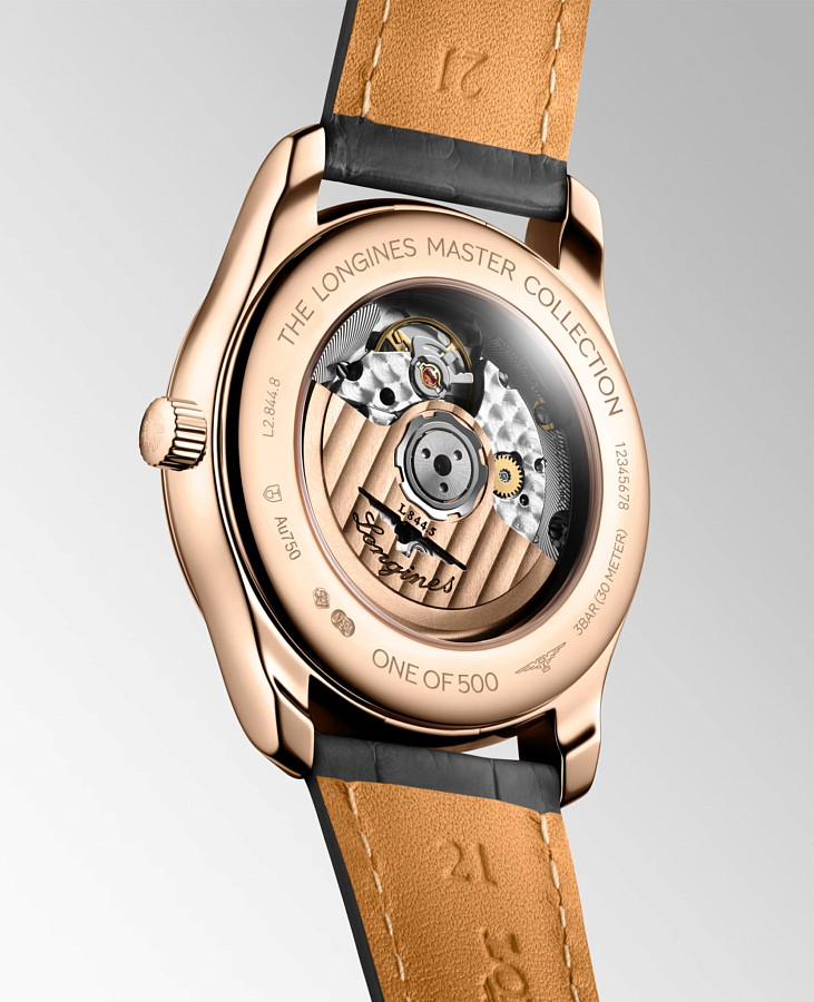 Часы Longines Master Collection GMT L2.844.8.71.2 — золото металл, Швейцария