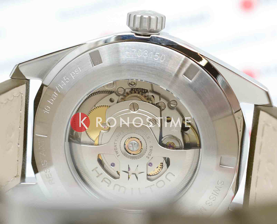 Часы Hamilton Khaki Field Expedition Auto H70315830 — кожаный, мужские