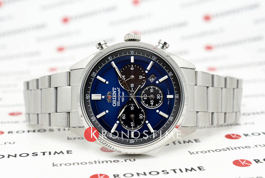 Часы Orient Sport WV002 (WV0021TX) — кварцевые, сталь металл