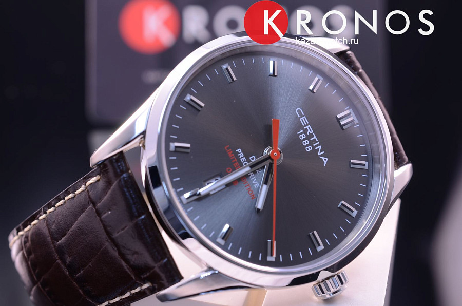 Часы Certina DS-2 C024.410.16.081.10 — кварцевые, сталь металл