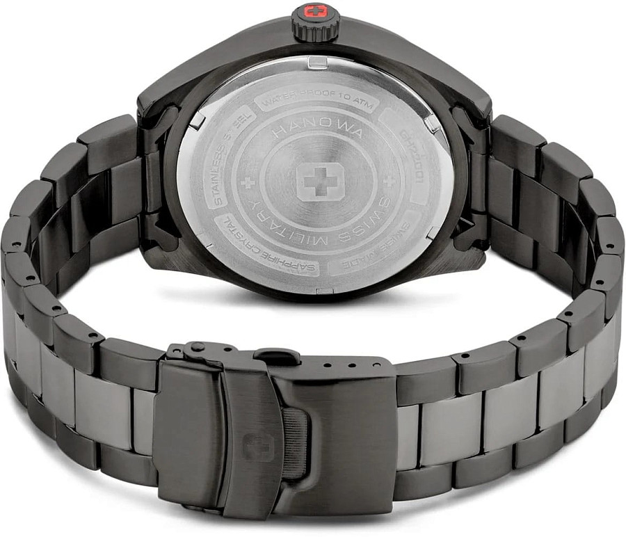 Часы Swiss Military Hanowa Afterburn SMWGH2200141 — черный, кварцевые