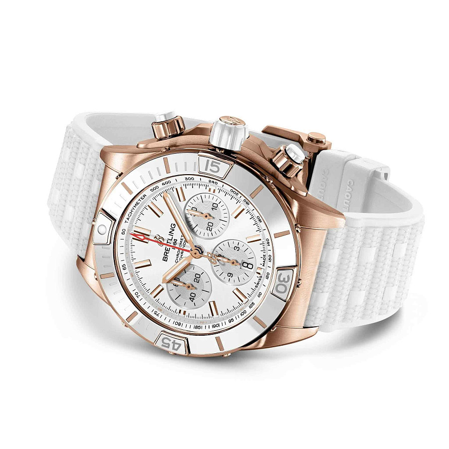Часы Breitling Super Chronomat B01 44 mm RB01364A1G1S1 — золото, Швейцария