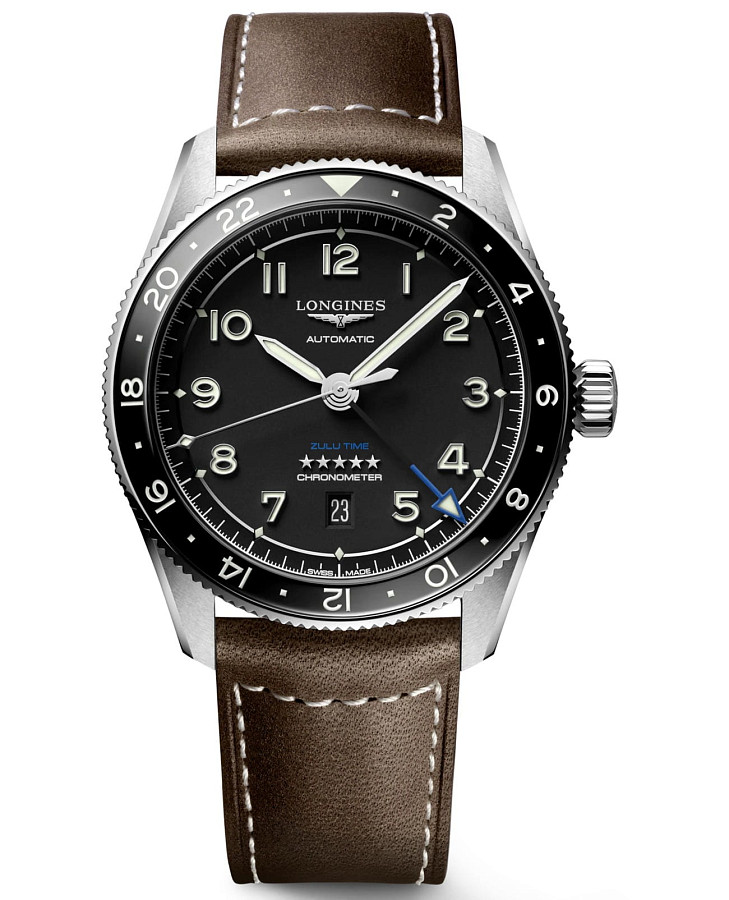 Часы Longines Spirit L3.812.4.53.2 — мужские, черный
