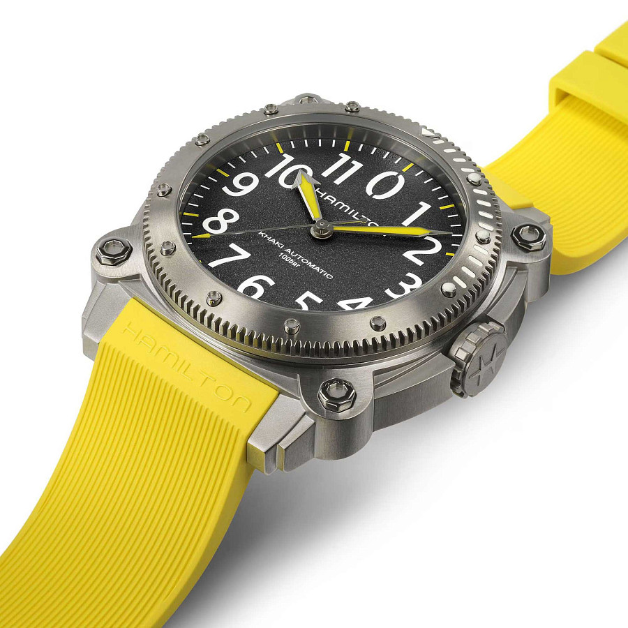 Часы Hamilton Khaki Navy Belowzero Auto Titanium H78535380 — артикул H78535380, мужские
