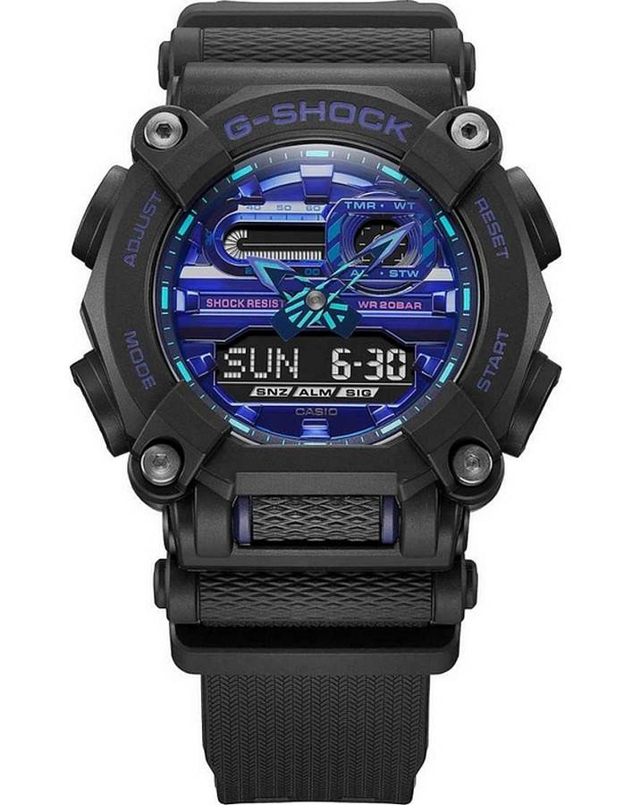 Часы Casio G-Shock Virtual Blue GA-900VB-1AER — артикул GA-900VB-1AER