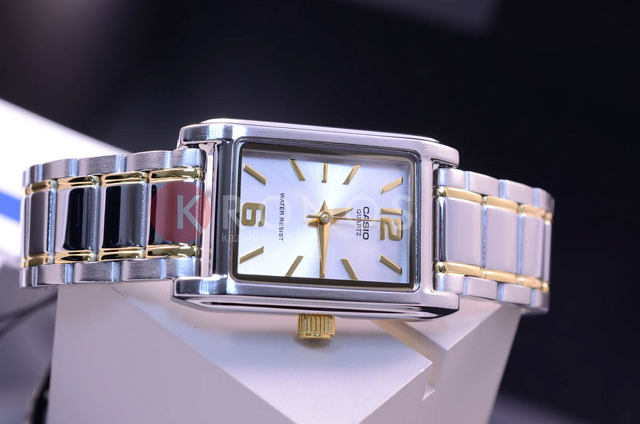 Часы Casio Collection LTP-1235SG-7ADF (LTP-1235PSG-7A) — сталь с ip покрытием, женские