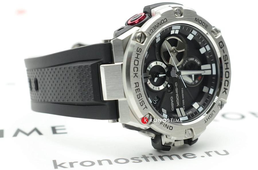 Часы Casio G-Shock GST-B100-1ADR (GST-B100-1A) — полиуретан, черный