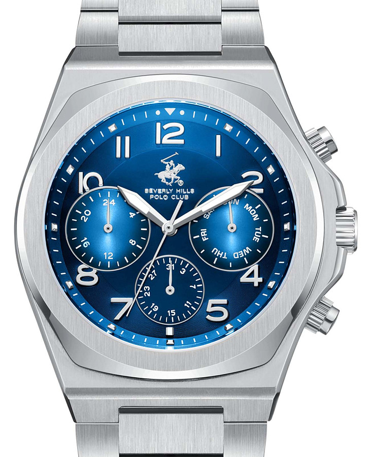 Часы Beverly Hills Polo Club BP3777X.390 — кварцевые, сталь металл