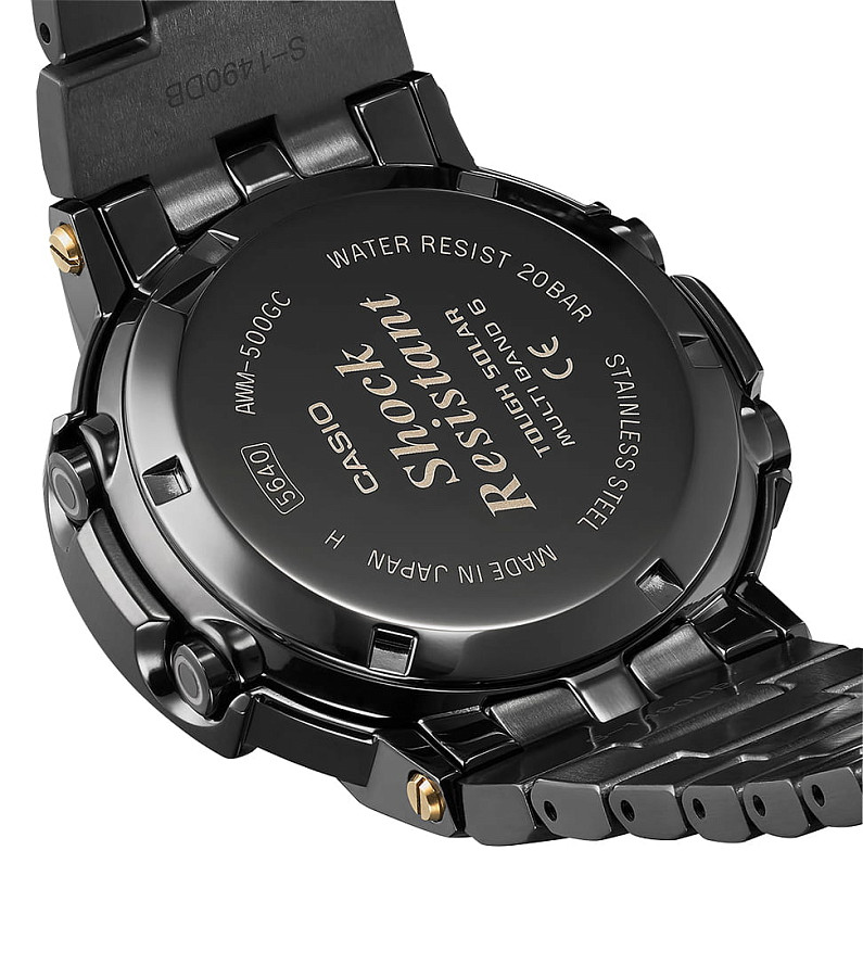 Часы Casio G-Shock AWM-500GC-1AJR — нержавеющая сталь, мужские