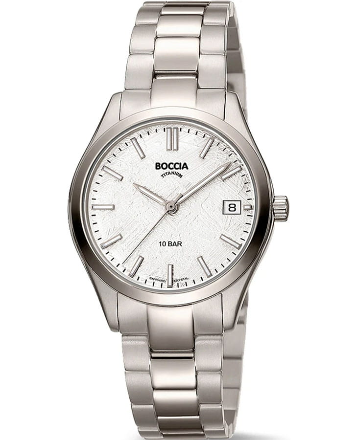 Часы Boccia Titanium 3374-01 — женские, серебристый