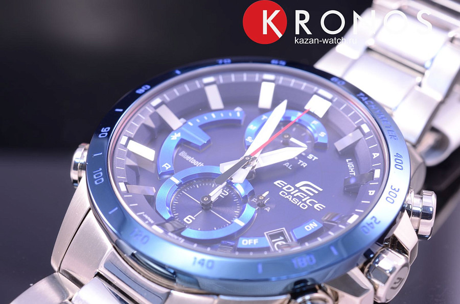 Часы Casio Edifice EQB-900DB-2A — карбон + полимер, мужские