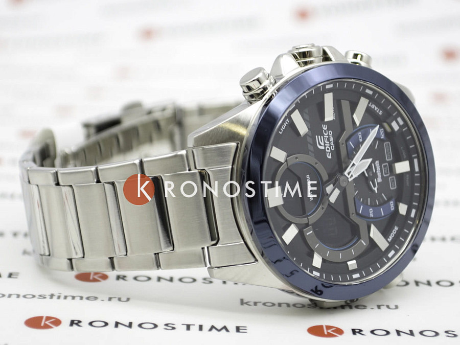 Часы Casio Edifice ECB-30DB-1ADF (ECB-30DB-1A) — нержавеющая сталь, мужские