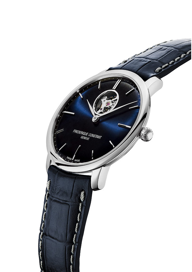 Часы Frederique Constant Slimline Heart Beat Automatic FC-312N4S6 — механические, металл сталь