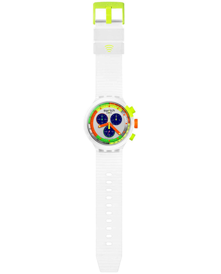 Часы Swatch Big Bold Chrono Pay! SB02K101-5300 — пластик, Швейцария
